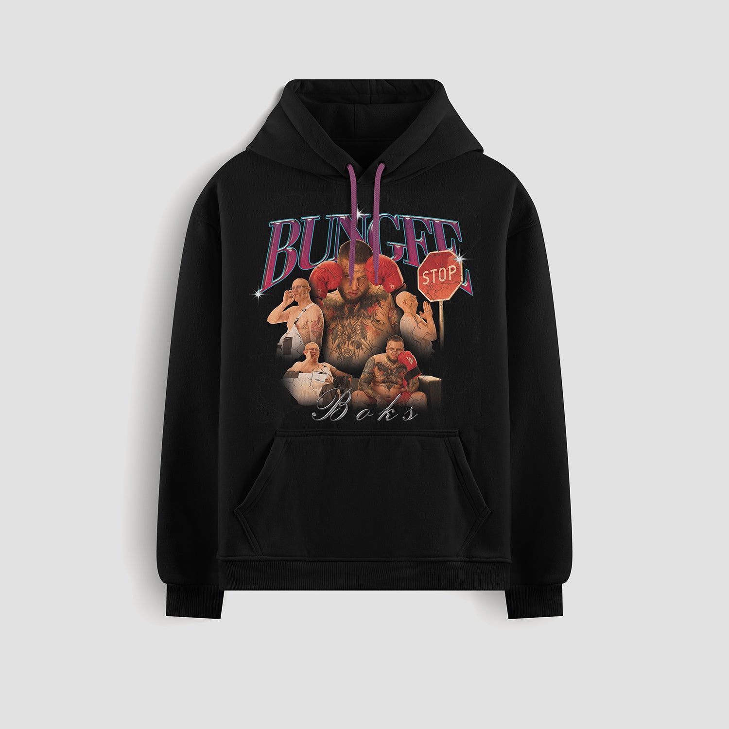 BUNGEE (BLACK HOODIE)